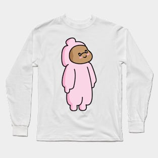 simple cute couple animation girl's side Long Sleeve T-Shirt